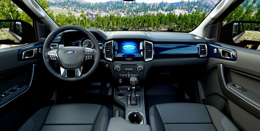 Nội thất Ford Everest Sport 2021