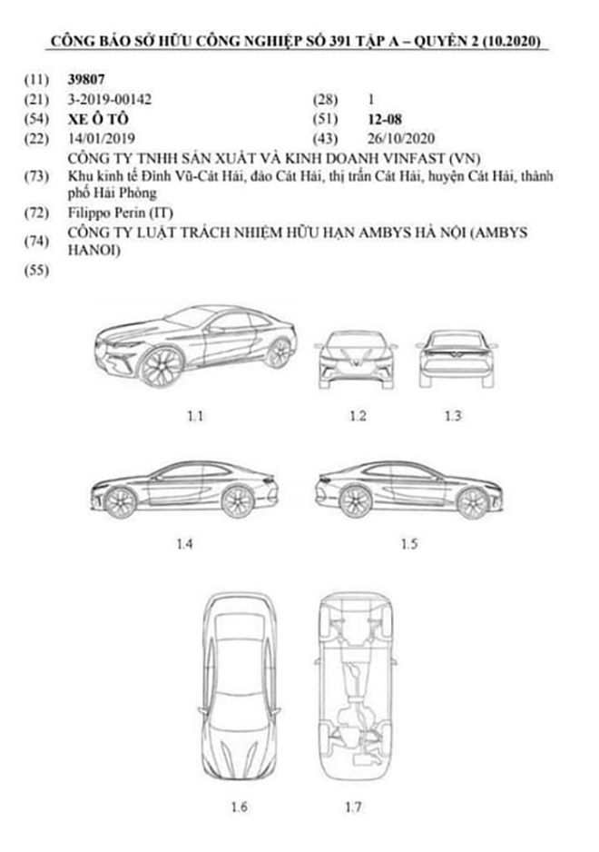 VinFast coupe 2 cửa