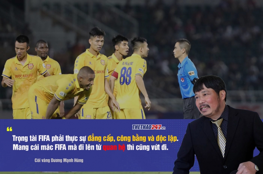 Còi vàng Dương Mạnh Hùng: 'Dương Văn Hiền đi lên nhờ quan hệ' Ảnh 1