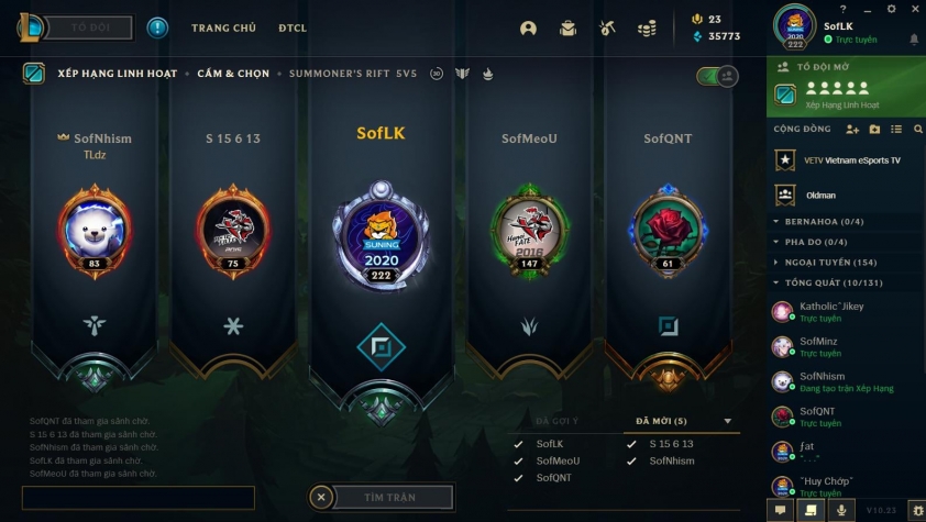 SofM tro lai rank Viet