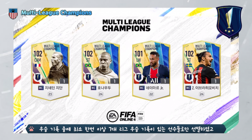 Fifa Online 4 ra mat the cau thu Multi-League Champions (MC)