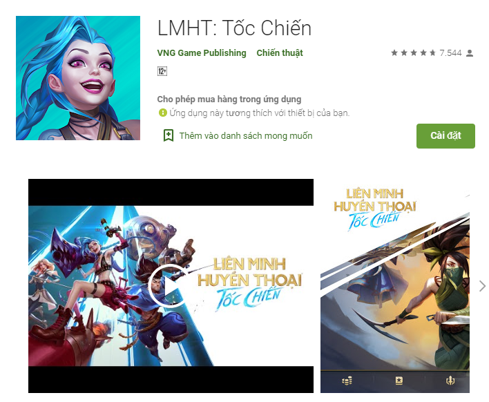 Cach tai lmht toc chien tren android