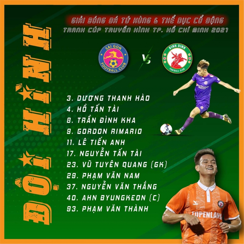 Trực tiếp Sài Gòn 0-0 Bình Định: Đi tìm nhà vô địch Ảnh 1