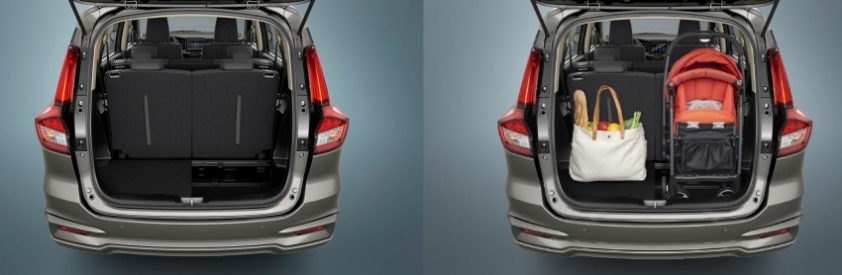 Khoang hành lý Suzuki Ertiga 2021