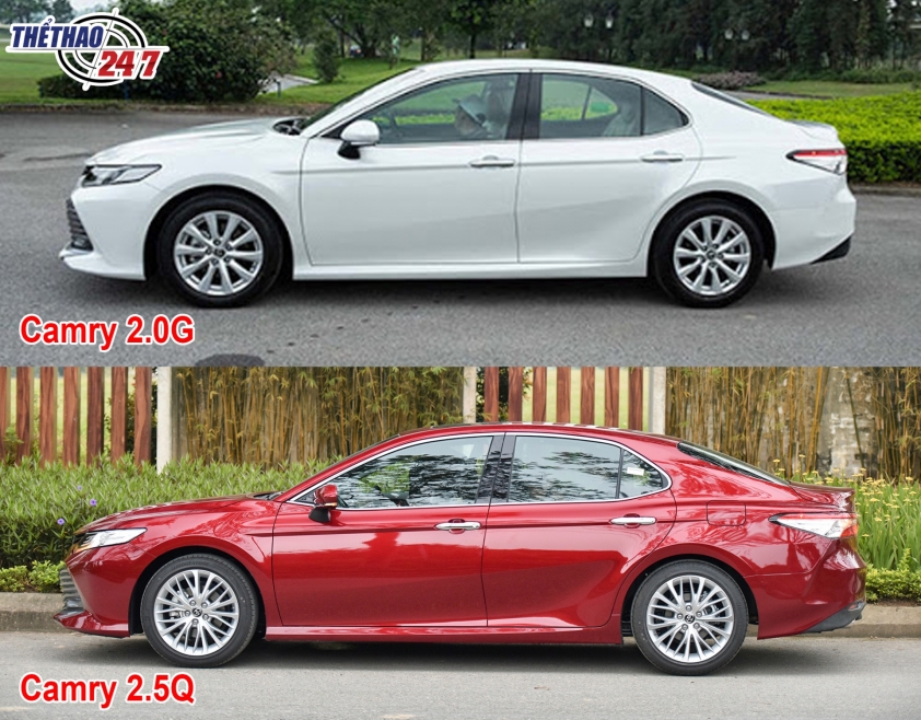 Toyota Camry 2.0G và Toyota Camry 2.5Q