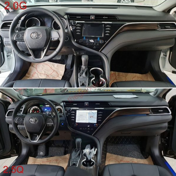 Nội thất Toyota Camry 2.0G và Toyota Camry 2.5Q