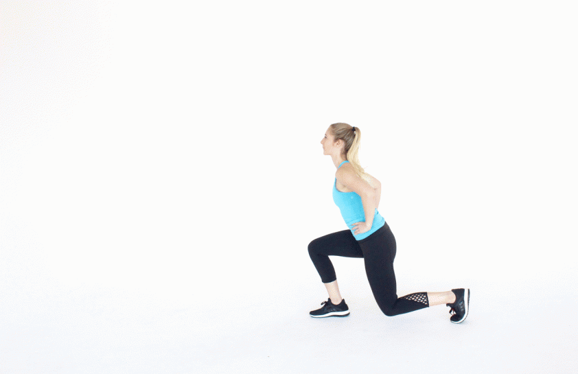 HIIT Jumping Lunges