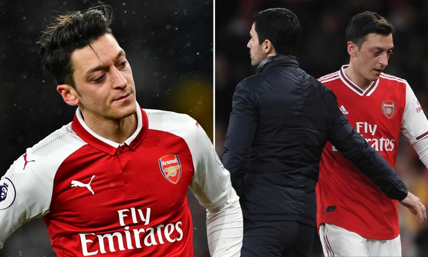 Mesut Ozil Mikel Arteta Arsenal