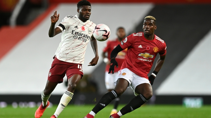 Thomas partey against paul pogba