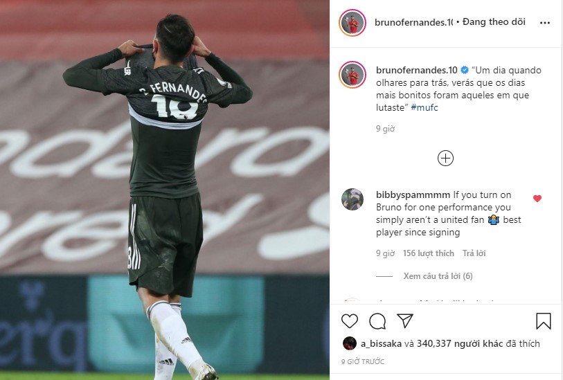 Bruno fernandes instagram