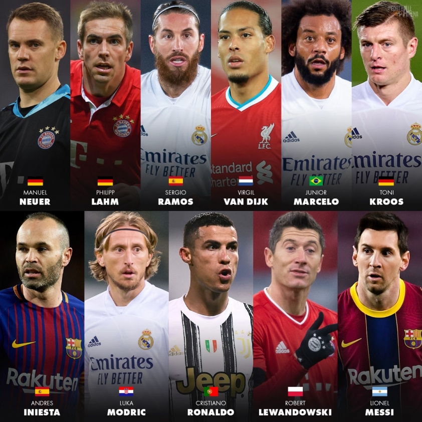 Đội hình xuất sắc nhất thập kỷ: Ngoại hạng Anh lép vế trước Real Madrid Ảnh 2