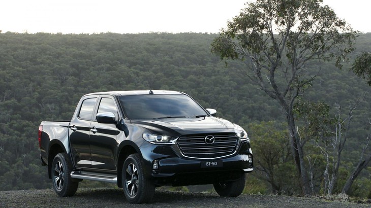 Mẫu xe BT-50 ute sử dụng khung rời (body-on-frame)