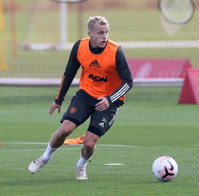 Van de Beek rạng rỡ trong buổi tập đầu tiên cùng Man Utd Ảnh 2