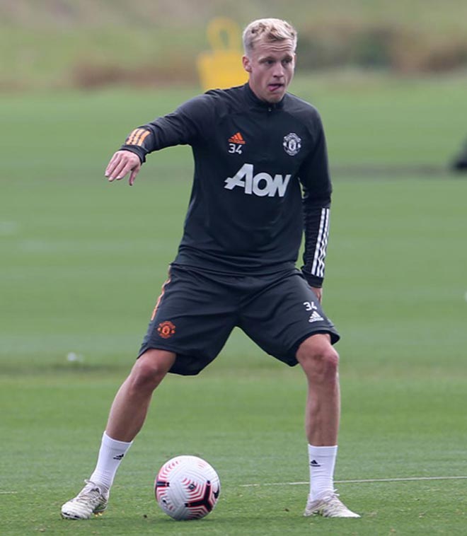 Van de Beek rạng rỡ trong buổi tập đầu tiên cùng Man Utd Ảnh 3