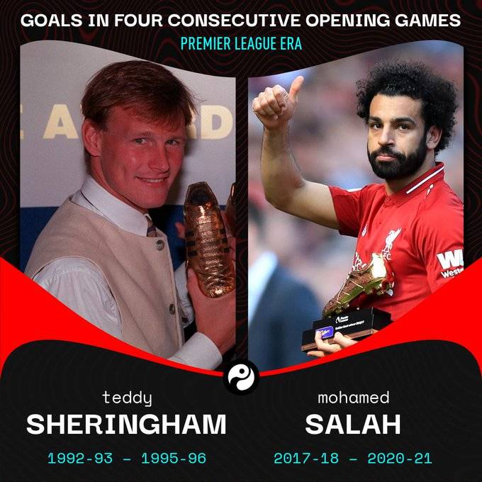 Salah đi vào lịch sử Liverpool sau cú hattrick ngày mở màn Ảnh 1