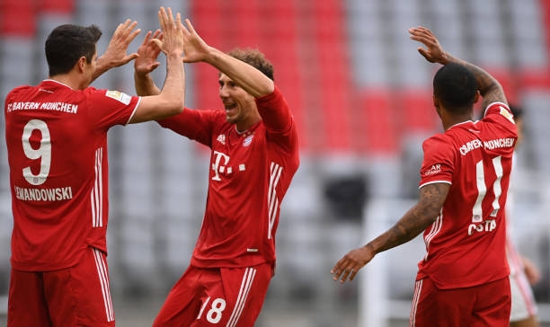 Trực tiếp Bayern Munich 1-0 Frankfurt: Lewandowski nổ súng Ảnh 1