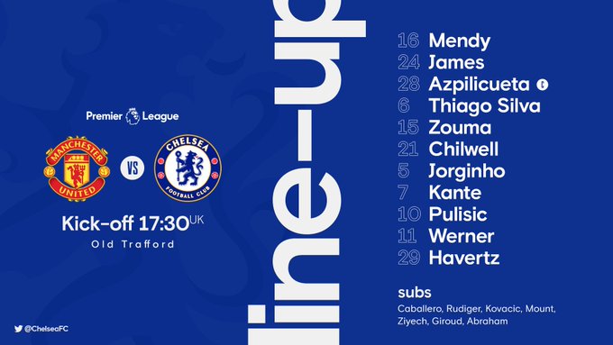 Trực tiếp MU vs Chelsea: Rashford đá tiền đạo Ảnh 1