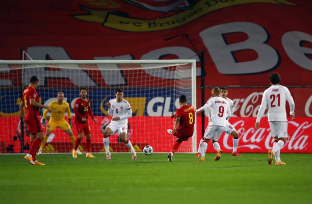 Trực tiếp Bỉ 1-1 Đan Mạch: Ăn miếng trả miếng Ảnh 1
