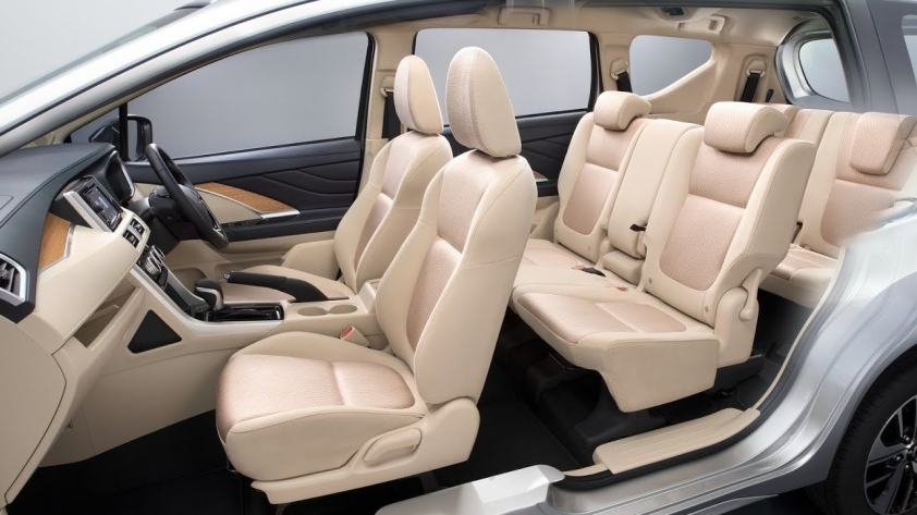 Ghế ngồi trên xe Mitsubishi Xpander với chất liệu Nỉ cao cấp
