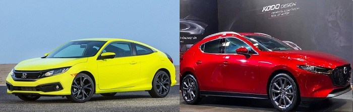 So sánh Honda Civic và Mazda 3
