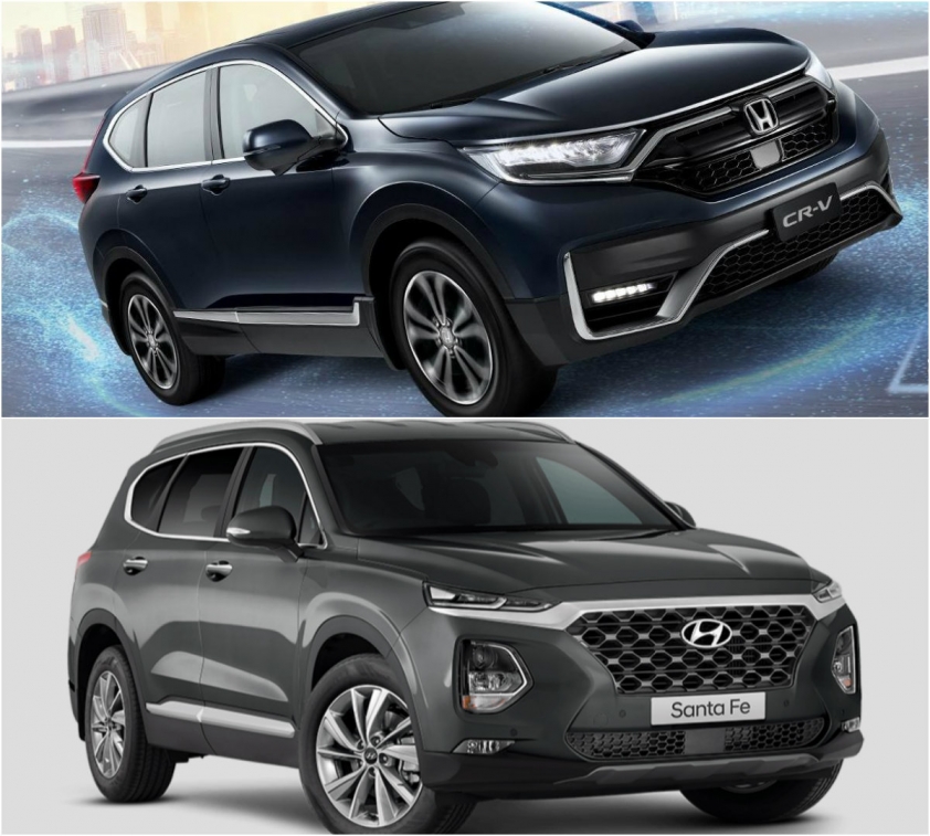 Honda CR-V vs Hyundai SantaFe