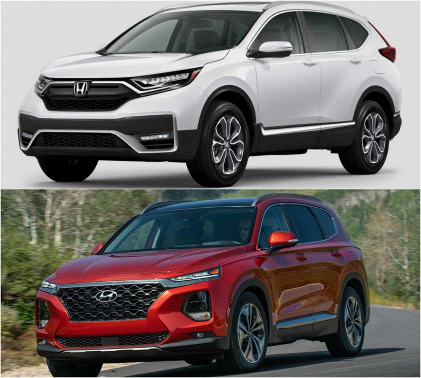 So sánh Honda CR-V và Hyundai SantaFe