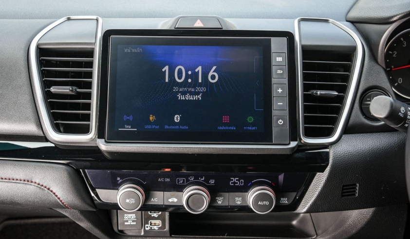 Màn hình hiển thị và hệ thống điều hòa Honda CIty 2021
