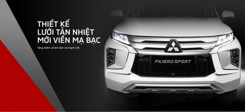 Đầu xe Mitsubishi Pajero Sport 2020