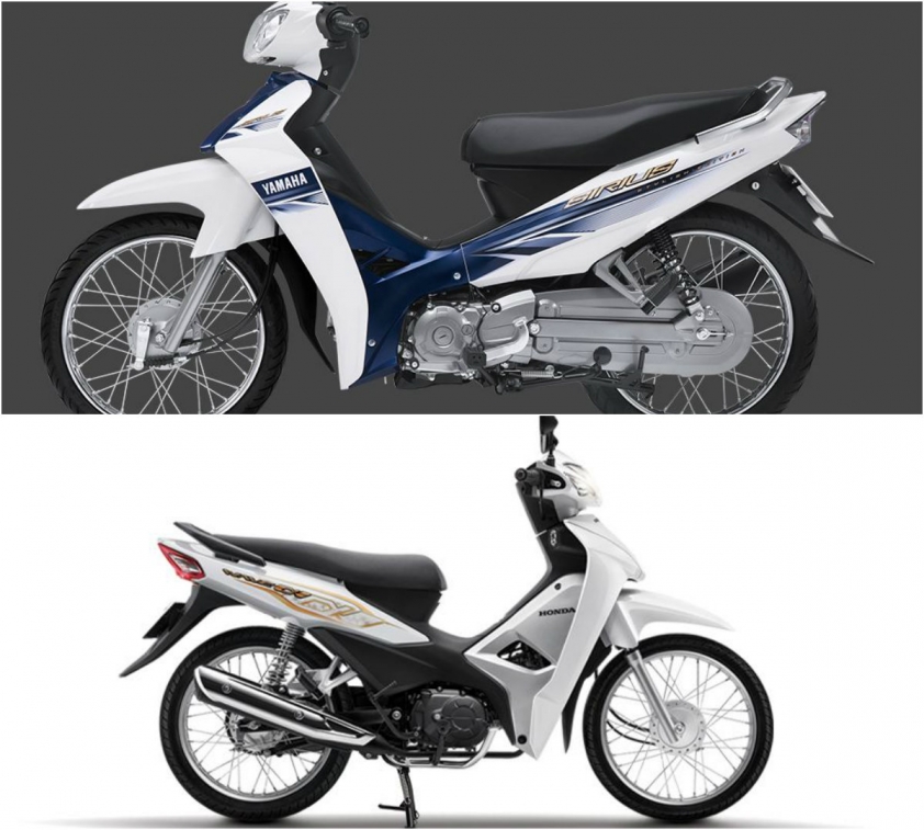 so sánh Honda Wave Alpha và Yamaha Sirius