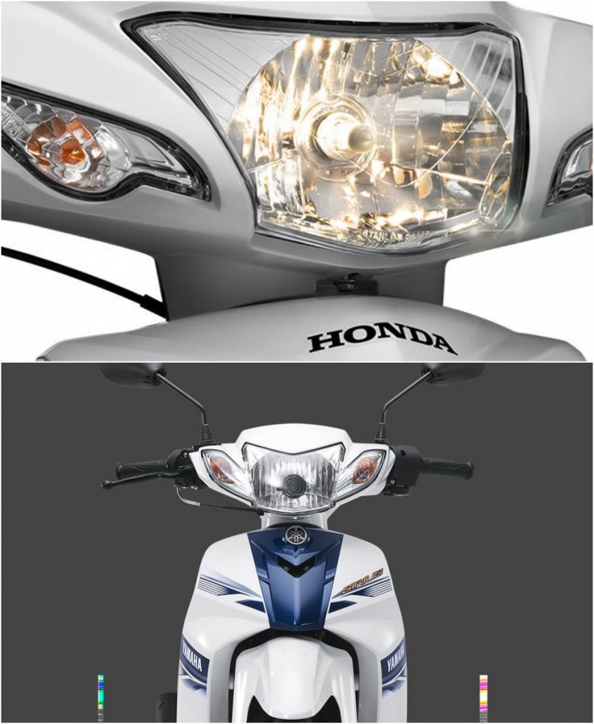 Honda Wave Alpha và Yamaha Sirius