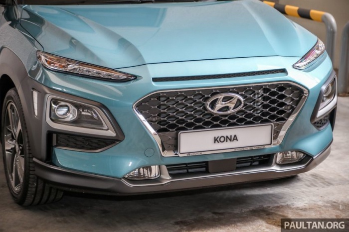 Phần đầu xe Hyundai Kona