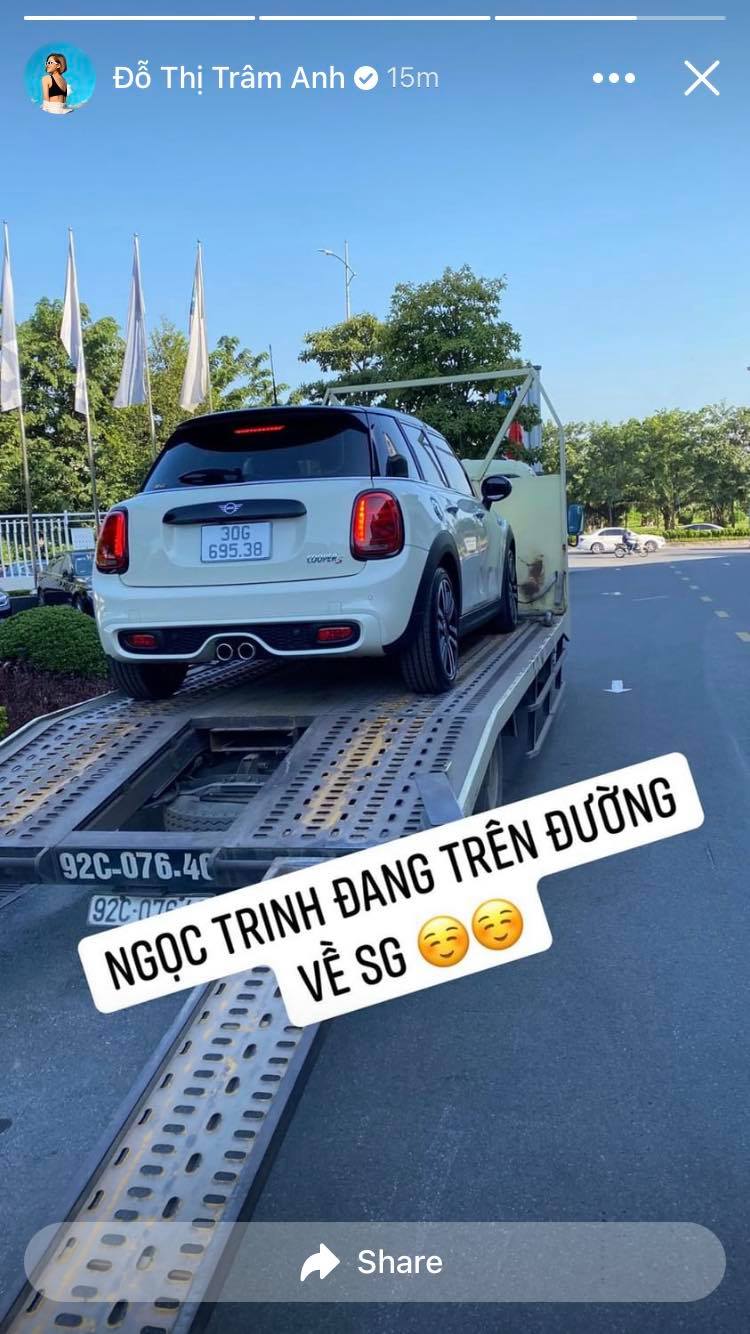 Trâm Anh tậu Mini Cooper S Hardtop