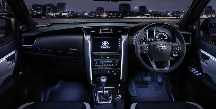 Nội thất Toyota Fortuner 2021 facelift