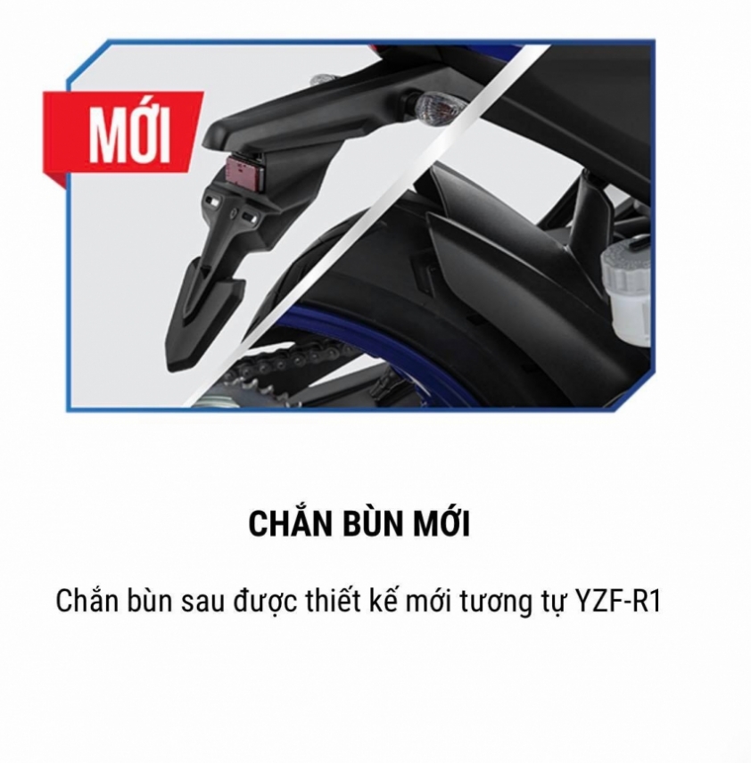 Chắn bùn sau Yamaha Exciter 155 VVA