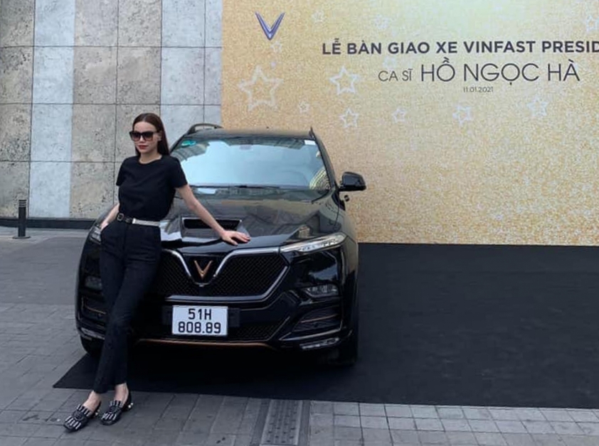 Hồ Ngọc Hà tậu xe VinFast President