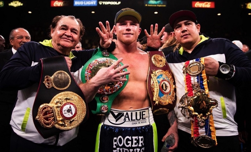 Canelo Alvarez đã sở hữu đai vô địch ở 4 hạng cân khác nhau