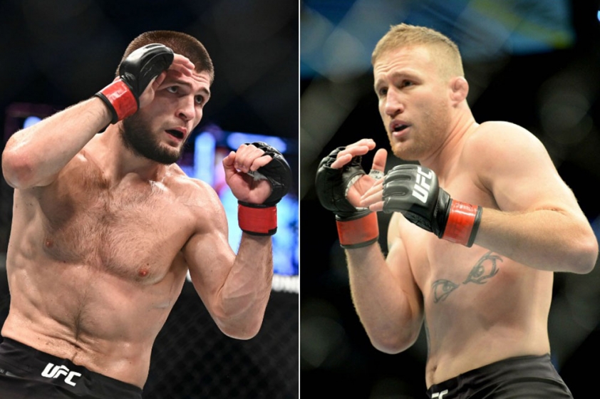 Trận đấu giữa Khabib Nurmagomedov và Justin Gaethje sẽ dẫn đầu UFC 254
