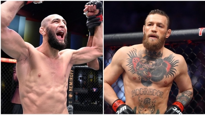 Khamzat Chimaev khá bực tức trước màn chọc ngoáy của Conor McGregor