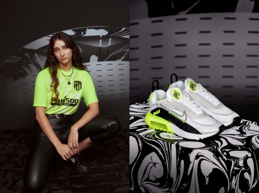 Áo đấu thứ 3 của Aletico Madrid kết hợp cùng Nike Air Max 2090