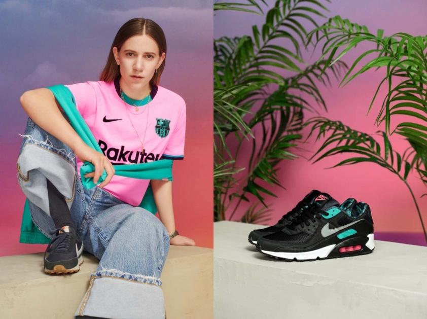 Áo đấu thứ 3 của Barca với sự kết hợp cùng Air Max 90