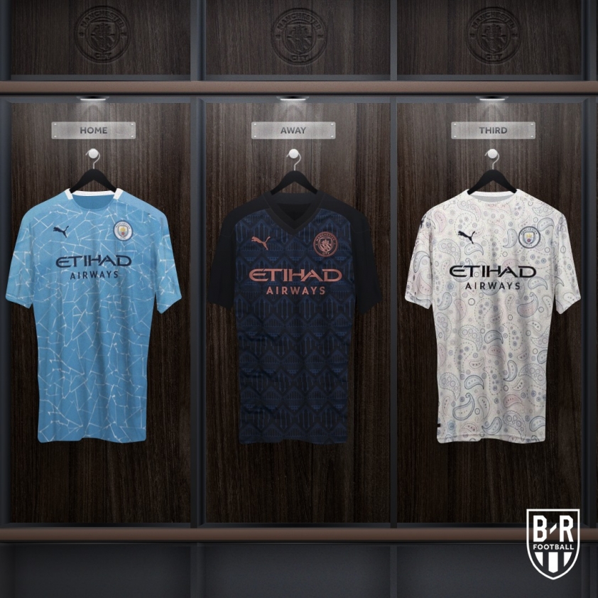 Bộ ba áo đấu của Manchester City