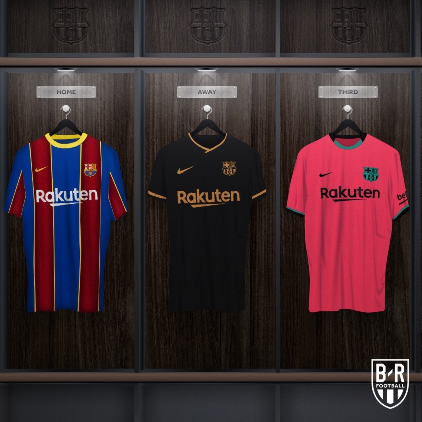 Bộ ba áo đấu của Barcelona