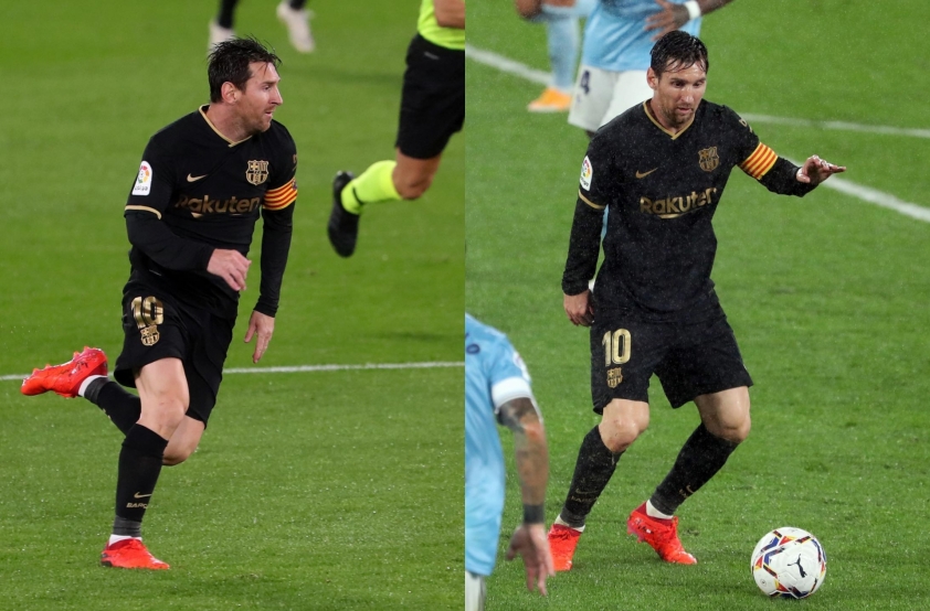 giày đinh mới của Messi