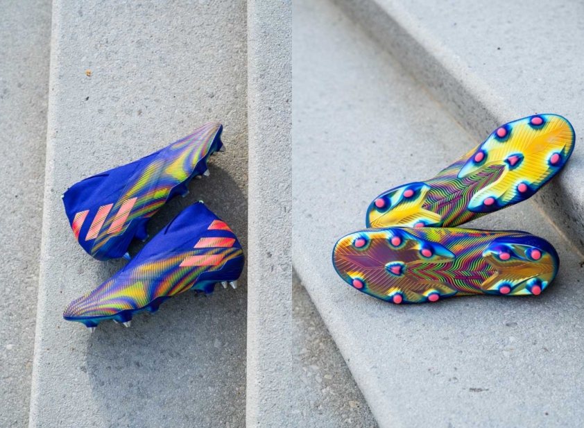 Adidas ra mắt gói giày đinh 'Precision to Blur' đầy màu sắc