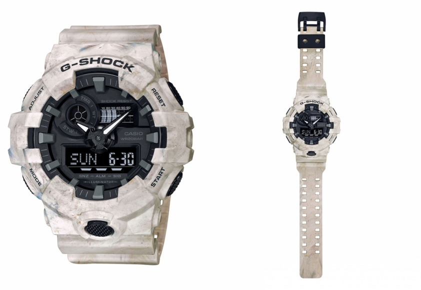 G-shock ra mắt cặp đôi đá cẩm thạch mạnh mẽ