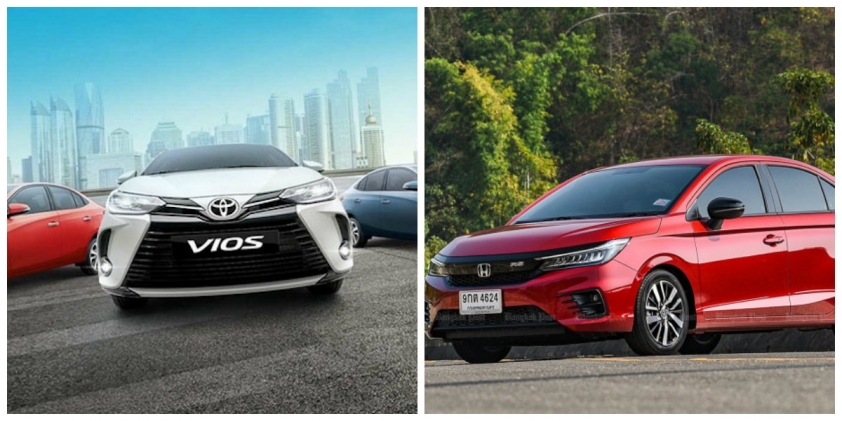 Toyota Vios 2021 & Honda City 2020