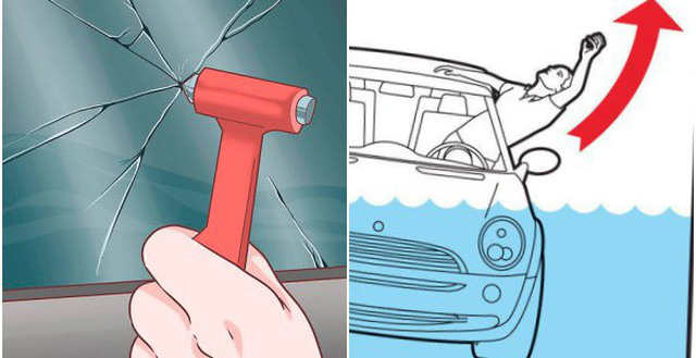 Đập vỡ cửa kính xe ô tô