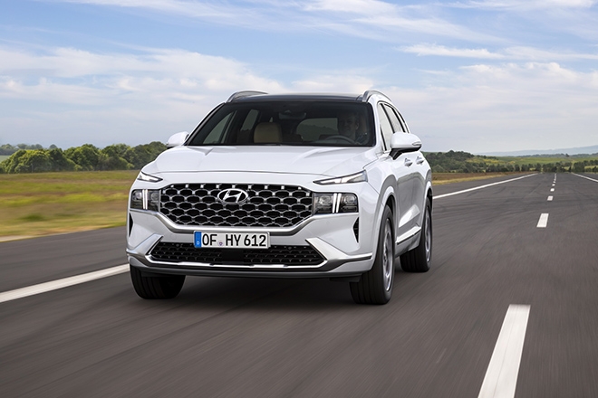 Hyundai SantaFe 2021 bất ngờ lộ thông số động cơ tại Mỹ Ảnh 3