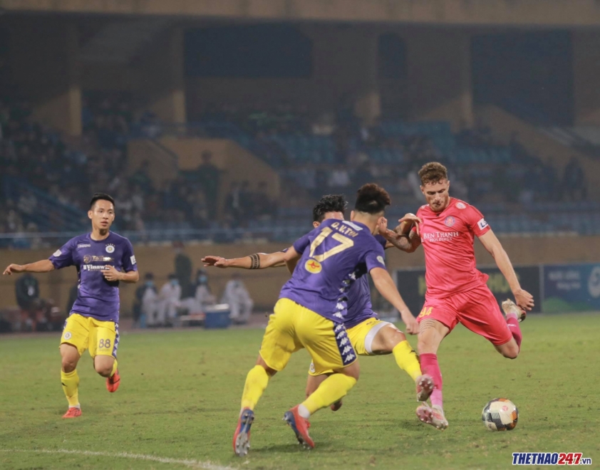 Trực tiếp Hà Nội 1-1 Sài Gòn: Đôi công hấp dẫn Ảnh 1