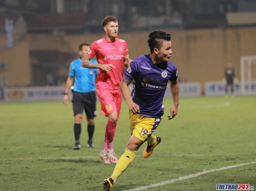Trực tiếp Hà Nội 4-2 Sài Gòn: 'Mưa' bàn thắng Ảnh 1